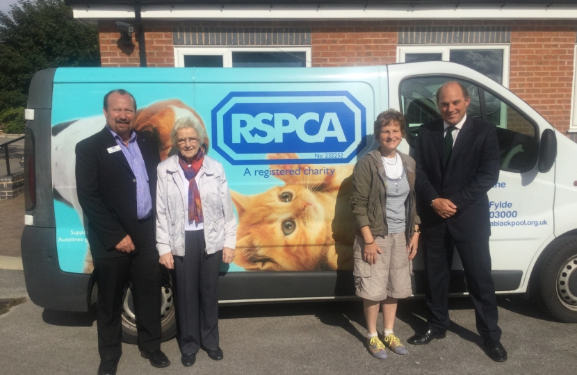 L to R, Martyn Tetchener (Branch Manager), Marie Morris (Trustee), Cllr Ann Turn